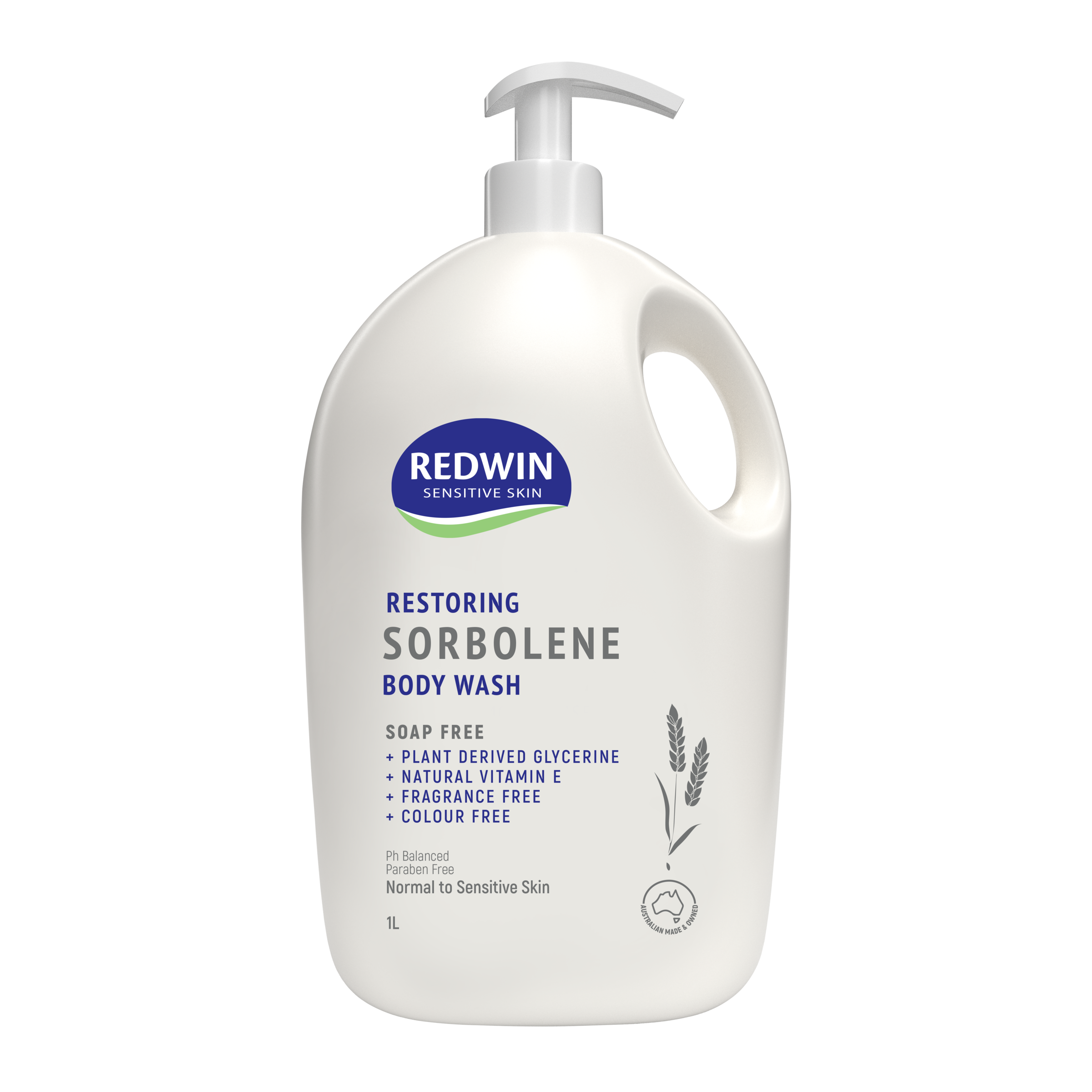 Redwin Sorbolene Body Wash with Vitamin E 1L